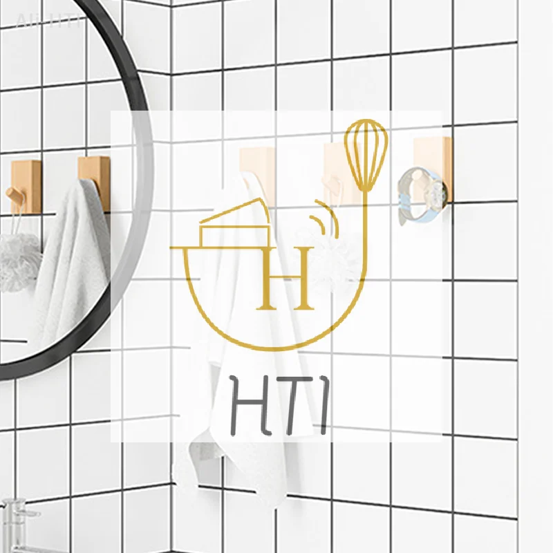 2 יחידות מחזיקי מפתחות למגבות במטבח עץ אגוז עגילי קיר ללא חורים תליית מעילים נורדית מדף אחסון לחדר האמבטיה קישוט