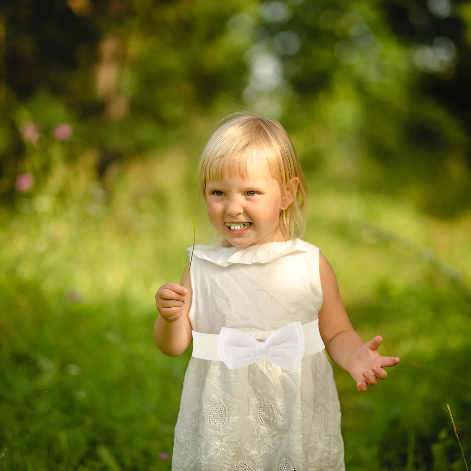 2 قطعة حزام خصر على شكل فيونكة من الشيفون المطاطي بحزام عريض لتصميم مريح وقابل للتمدد من القماش العتيق #4