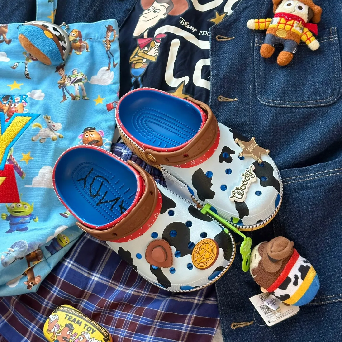 Sandalias Woody con Accesorios, Zuecos Clásicos Woody, Accesorio Periférico de Anime