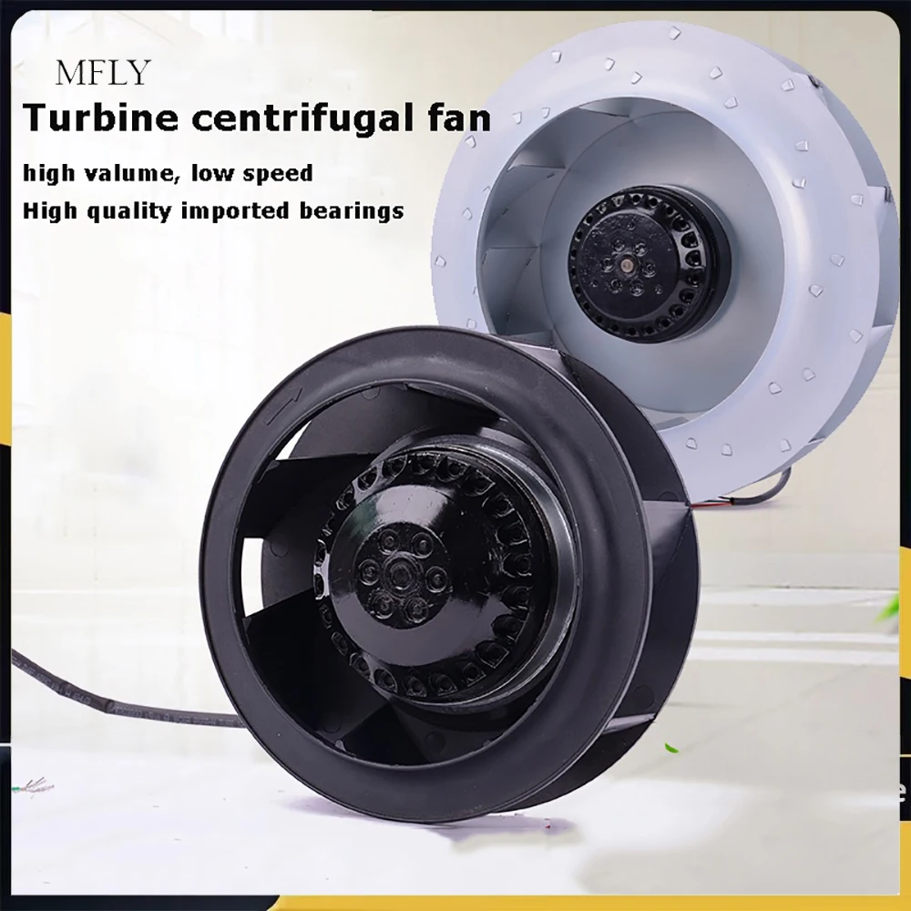 Pipeline Air Purifier Fan Industrial Blower Turbo Blower Printing Machine Fan 220V 180FLW2 Vortex Turbine Centrifugal Fan