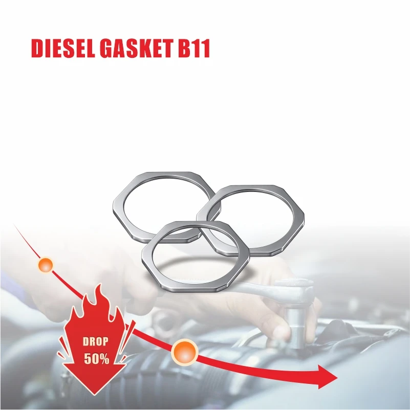 B11 Injector Spacing Adjustment Shim Kit For Common Rail Diesel Systems 1.20-1.38mm Thickness Selection 50 Pieces Per Box.LJ1630