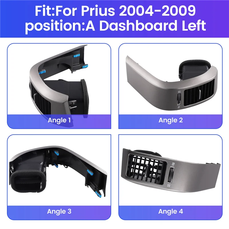 

A03Z-Передняя панель вентиляционных отверстий приборной панели, решетка воздуховода кондиционера для Toyota Prius 2004-2009