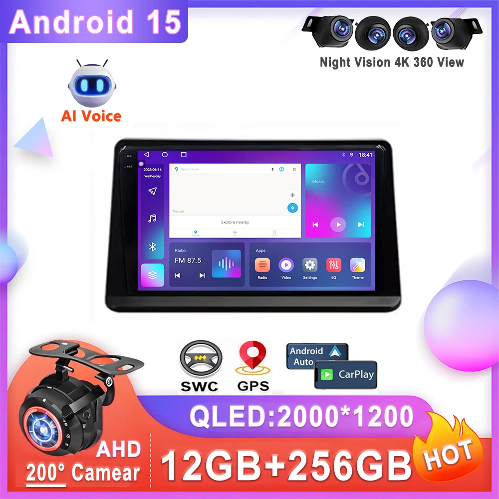 Car Android 15 Auto Radio For Mitsubishi Pajero Montero V31 Cheetah Kingbox Video Multimedia 9