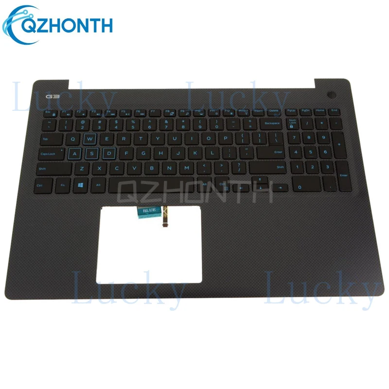 

f New Palmrest Upper Case with Backlit Keyboard For Dell G3 3579 (Blue) 0N4HJH