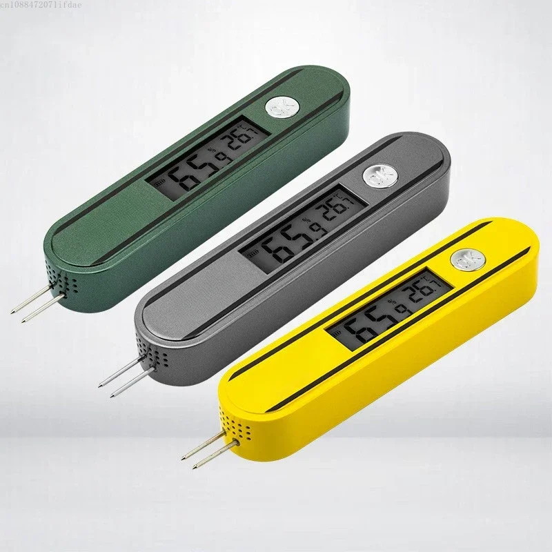 Cigar Moisture Meter Hygrometer Digital Pocket Cigarettes Damp Detector Density Digital Smoking Humidity LCD Probe Tools