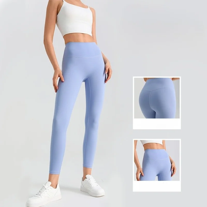 요가 팬츠 플러스 사이즈 여성 섹시 레깅스 여성 요가복 실버 가을 확장 사이즈 하이 미드 드레이프 스무스 타이드 버톡 와인 레드