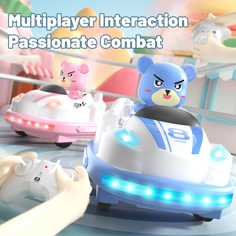 Jjrc Q180 Радиоуправляемый бампер автомобиля Звук и свет Музыка Соревновательная взаимодействие родителей и детей Картинг Детская игрушка для мальчиков Подарки на день рождения