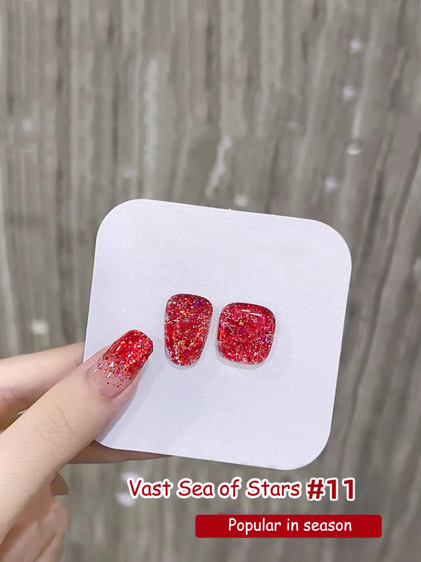 1 قطعة WS البريق شعبية تبييض سحق الماس هلام مسمار البولندية مصممة لصالونات الأظافر المنزل DIY بها بنفسك مستلزمات الأظافر عيد الميلاد مسمار #5