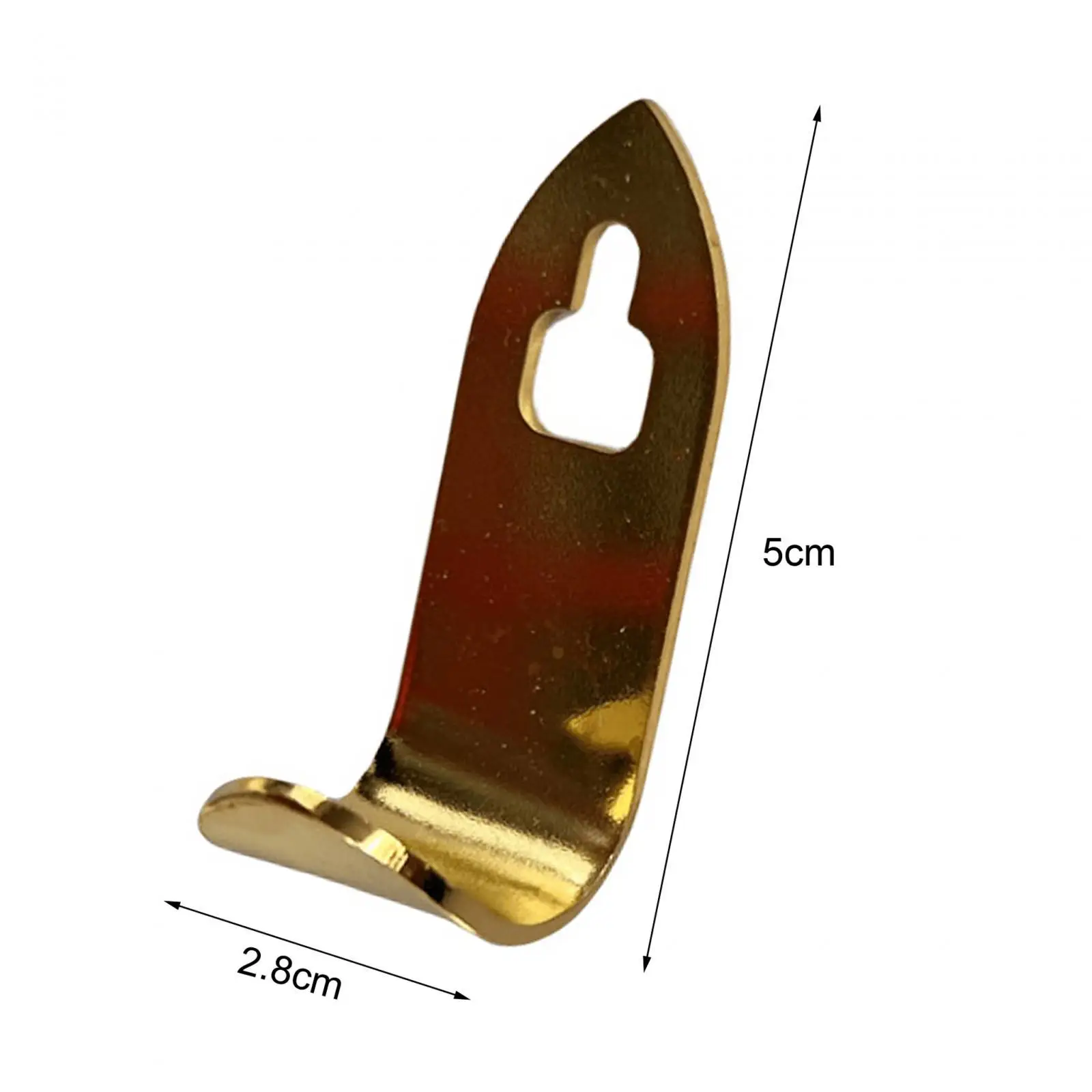 Saxophone Thumb Rest Right Hand Metal Gold Hook Holder for Alto Sax Stable Support Durable Repair Supply
