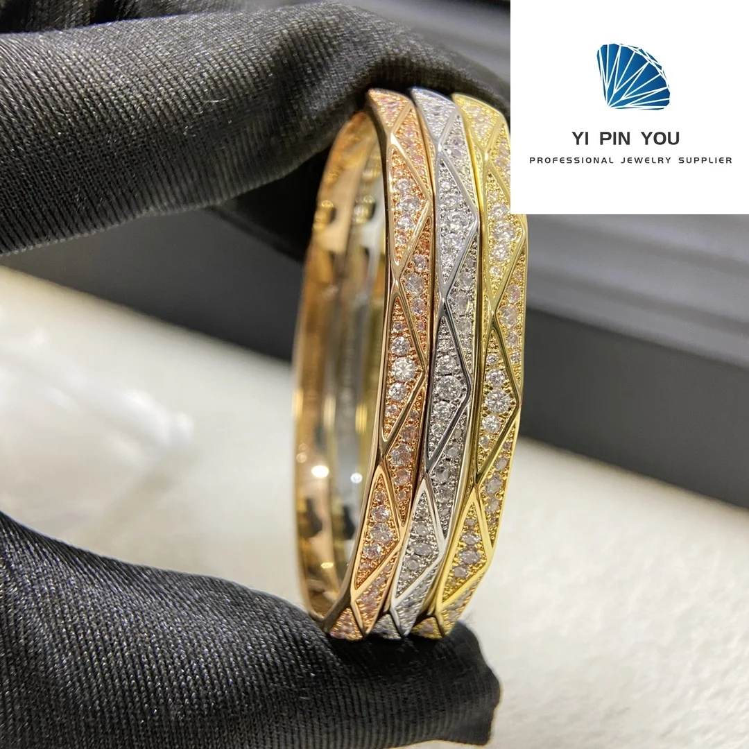 

Высококачественный высококачественный браслет S925 с модным дизайном и бликами, персонализированный браслет из циркона - подарок на годовщину