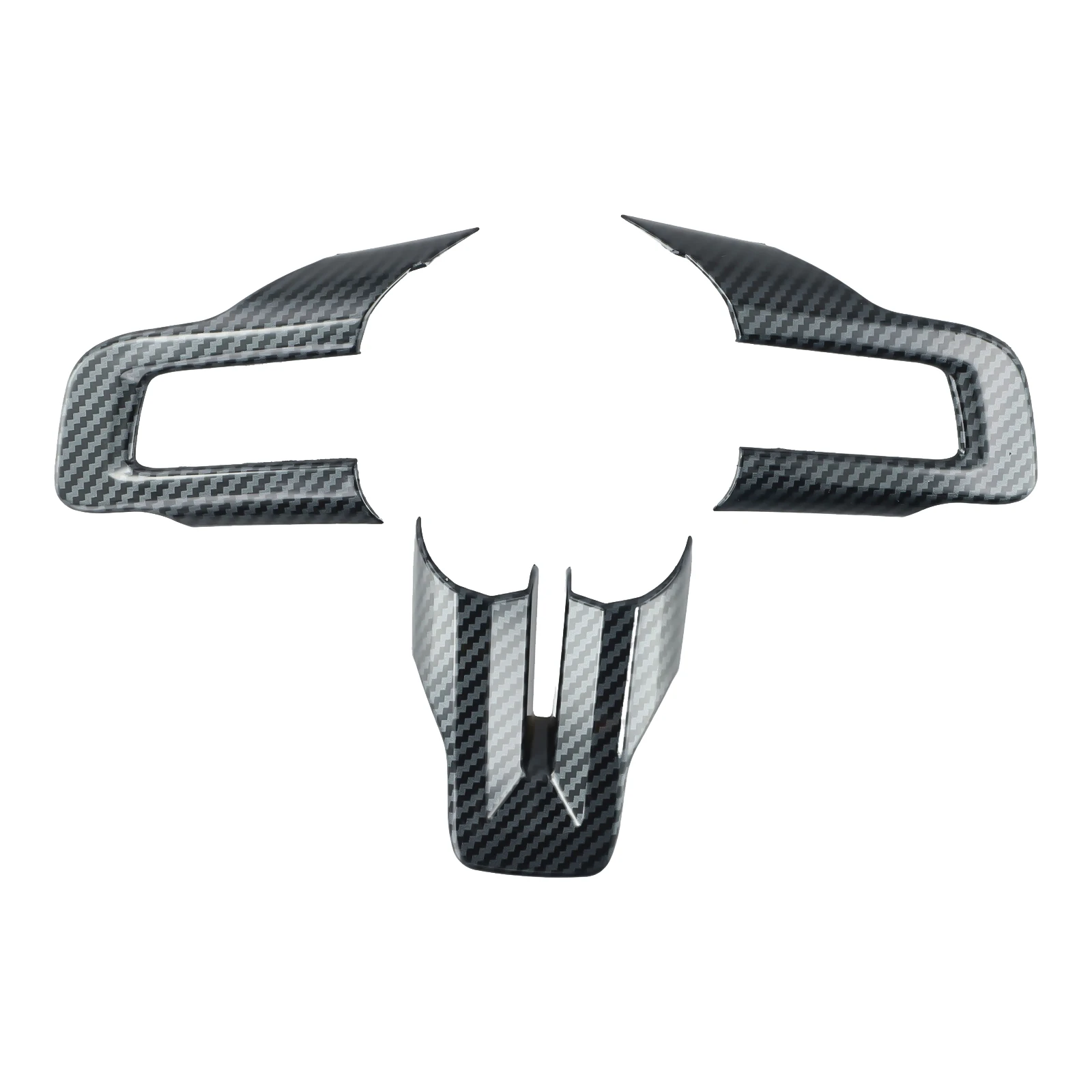 

Накладка из углеродного волокна, аксессуары для интерьера, накладка на руль 2015-2019, 3 шт., замена ABS, новинка