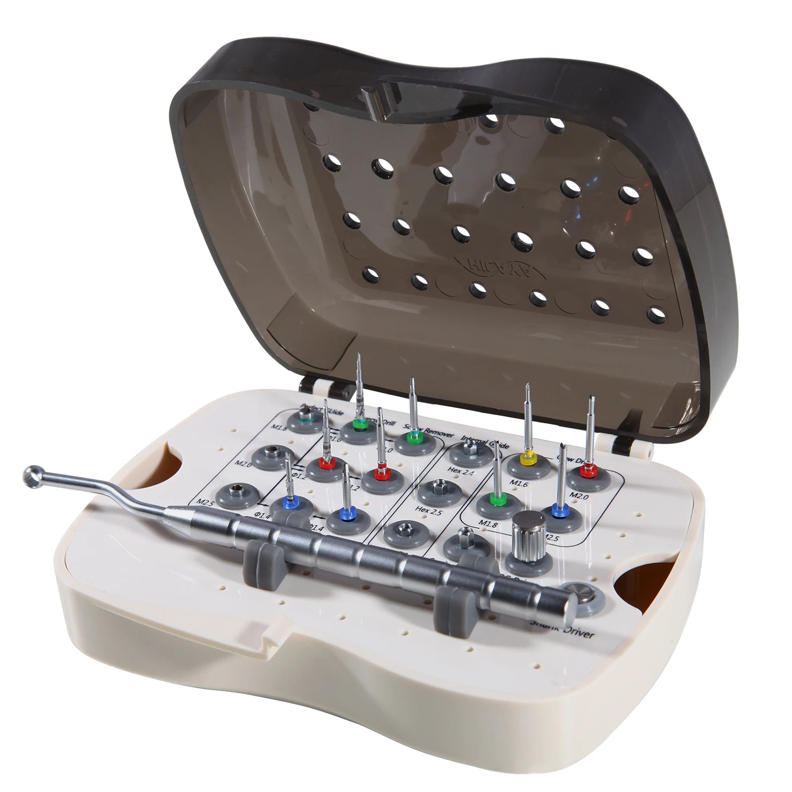 Universal Dental Implant Broken Screw Remover Kit Surgical Tool Instrument Tool Reverse Drill Guide Driver NeoBiotech