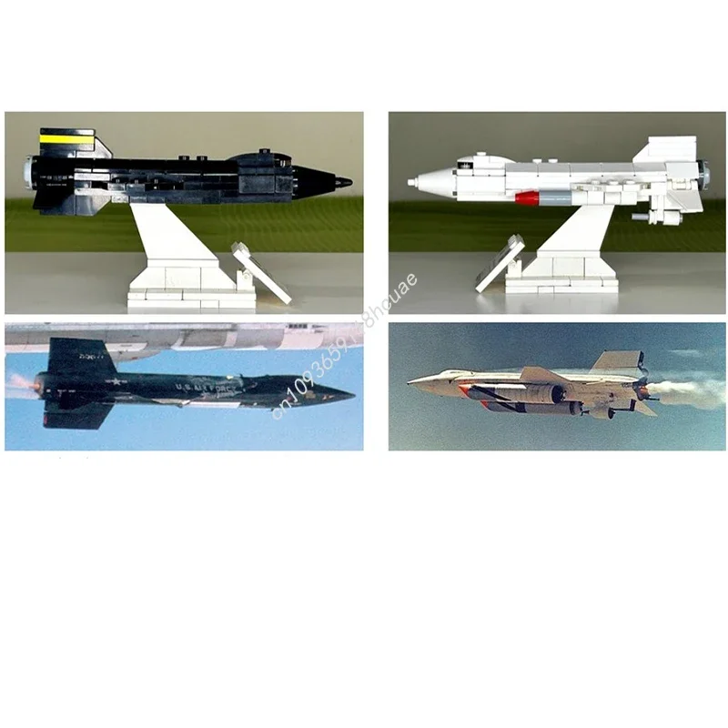 

190 шт. MOC NASA North American X-15s, строительные блоки, креативная рождественская игрушка, идея подарка, обучающий конструктор, для детей, на день рождения