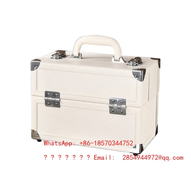 Tattoo Toolbox Large Capacity Cosmetic Case Professional Makeup Artist Beauty Eyelashes Nail Eyebrow Tattoo Special Suitcase
