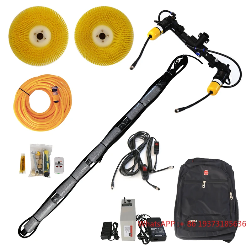 

Double Head Electric Photovoltaic Panel Cleaning Solar Brush Water Saving and Maintenance