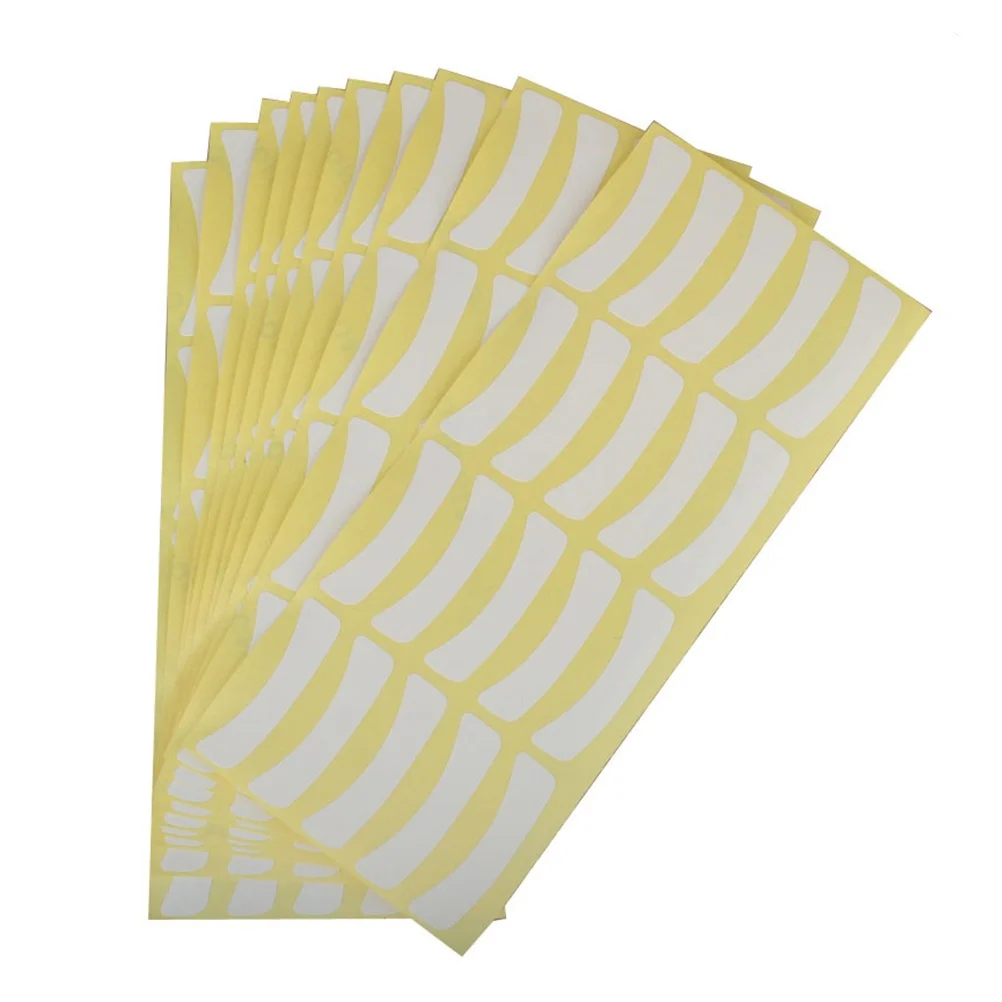 100 pçs almofadas protetoras de papel de isolamento de cílios para extensão de cílios remendos de olho para iniciantes sob suprimentos de enxerto de cílios
