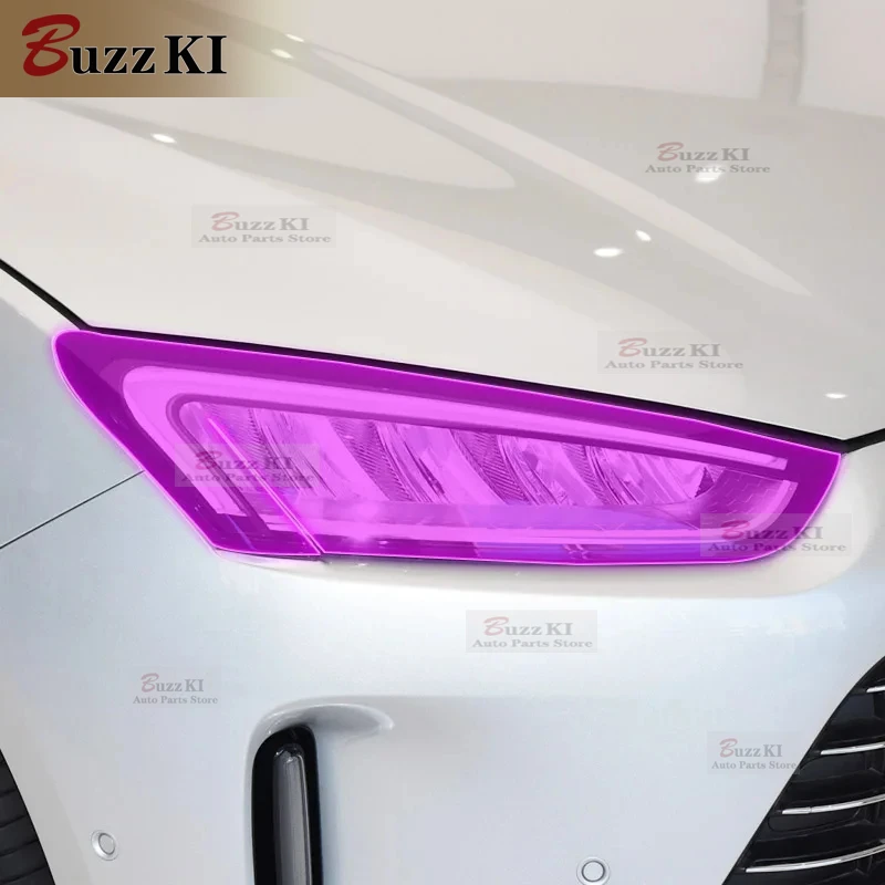 

For Seres Aito M5 2022-2023 Car Exterior Film TPU Front Headlamps Protective film Anti scratch Repair membrane Smoked headlight