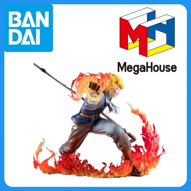 In Stock Genuine MegaHouse One Piece Sabo Portrait of Pirates Limited Edition Hiken Keishou Anime Figure Garage Kit Model Toys