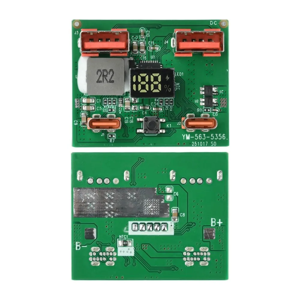 22.5W Fast Charging Module IP5356 DIY Mobile Power Control Motherboard Multiple Protocol Type-C/USB Interface Support PD/QC/VOOC