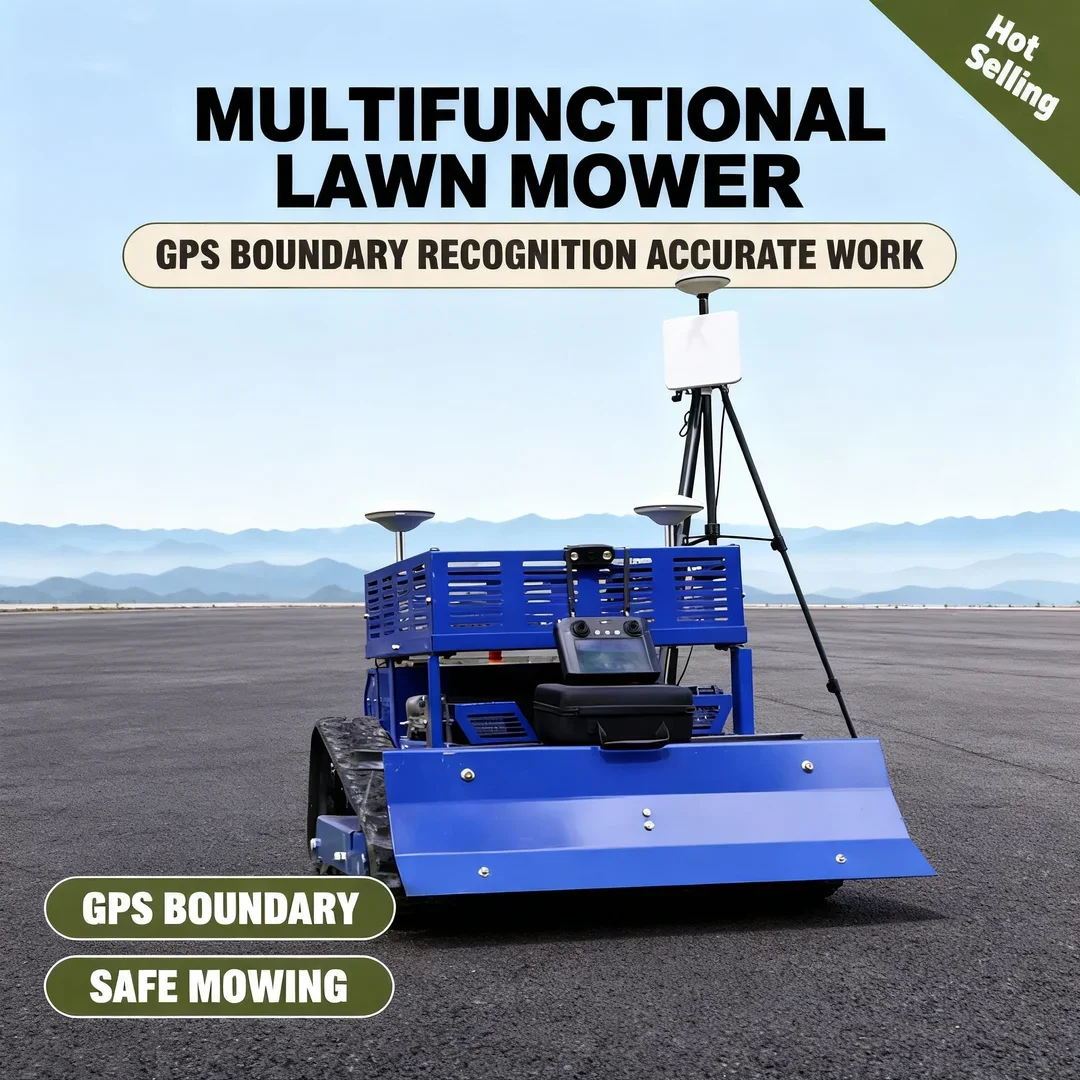 

Индивидуальная профессиональная газонокосилка с нулевым поворотом — система GPS-навигации со встроенной стойкой для хранения