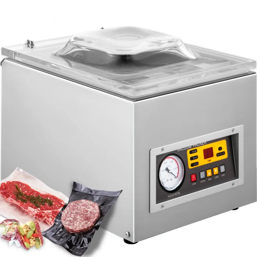 Vacuum Sealer Machine DZ 260S Commercial Kitchen Vacuum Sealer 110V Packaging Machine Sealer for Food Saver Commercial Using