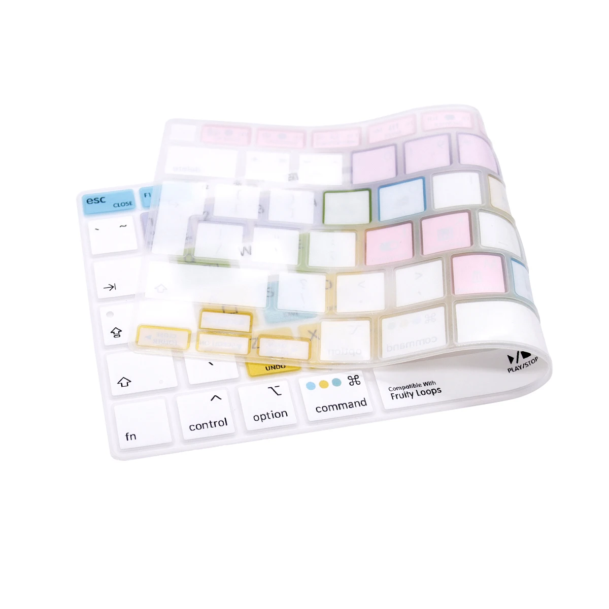 HRH Fl Studio Shortcut Hotkey Keyboard Cover EU Layout For MacBook 2020 New 13.3 Air A2179 M1 A2337 Keyboard Protective Cover