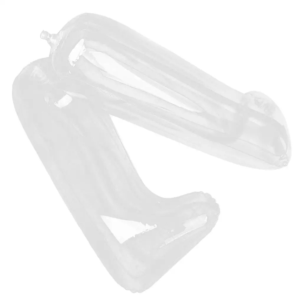 Clear Inflatable Shoe Stretcher Boots Insert Shaper Plastic Stand Support