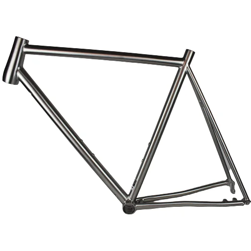 Ti gravel bike frame disc brake Titanium gravel bike frames thru axle dropout Titanium road bike frames 700C