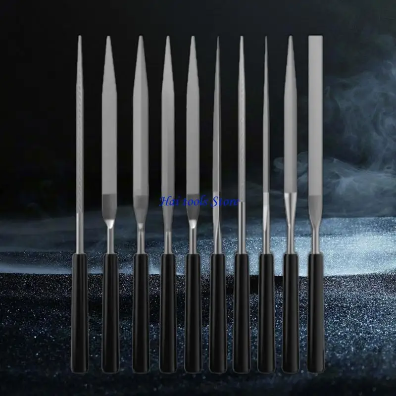 

X37E 10pcs Metal Fine Toothed File for Professional and Metal Craftsmanship