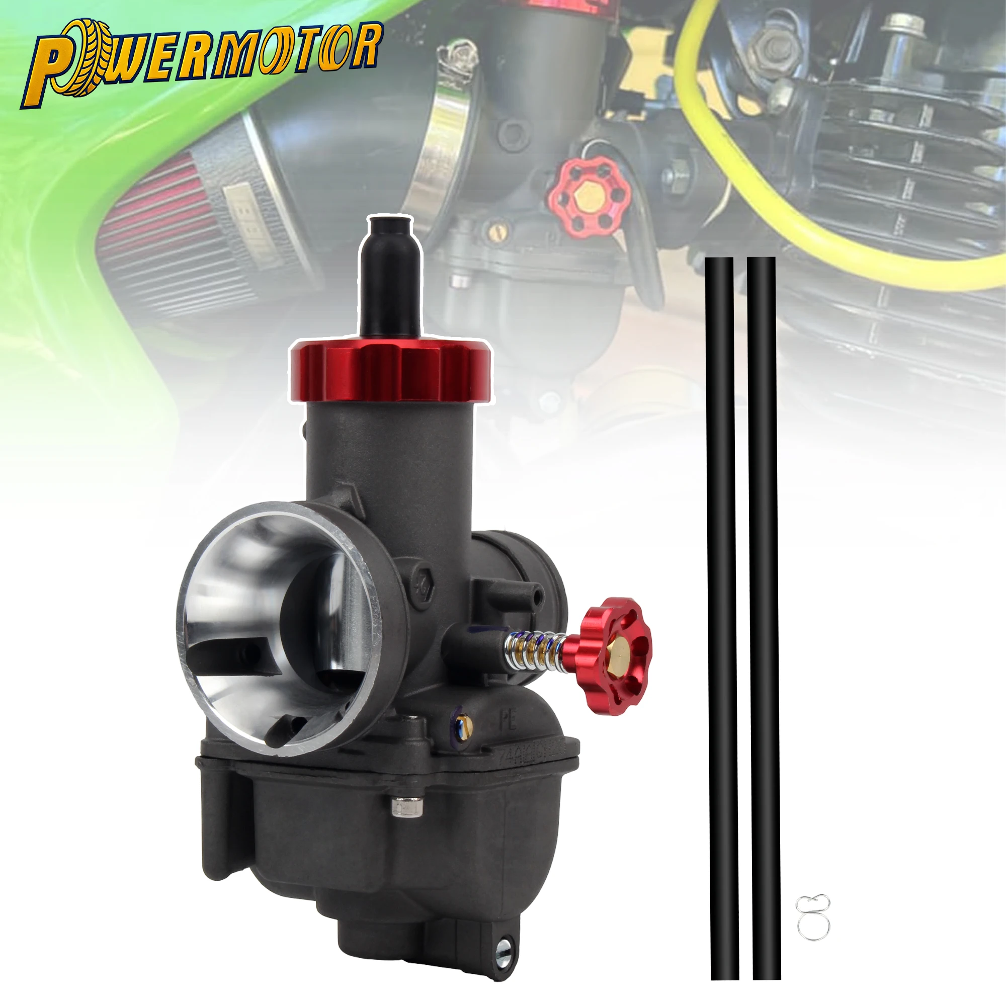 

28mm 30mm Motorcycle Carburetor PE28 PE30 Hand Pull Carb CNC Racing Parts For Moped Scooter ATV Quad PitBike Accessories Enduro