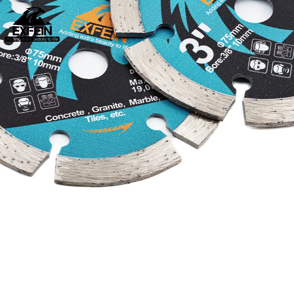 Schneidplatte Trennscheibe Kaltpress-Sägeblatt für Universalschnitte von Beton, Pflastermaterialien, Mauerwerk Betonsägeblätter – Detail 6