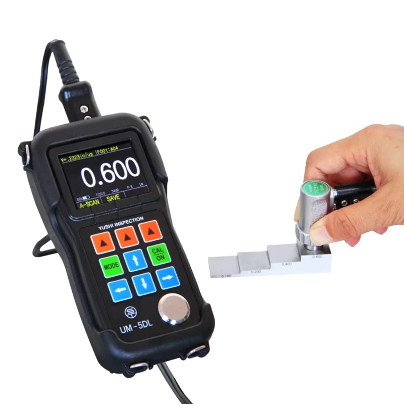 0.100/0.200/0.400/ 0.600 Ultrasonic Thickness Tester Gauge Calibration Block 4 Step for Thickness Linearity Calibration