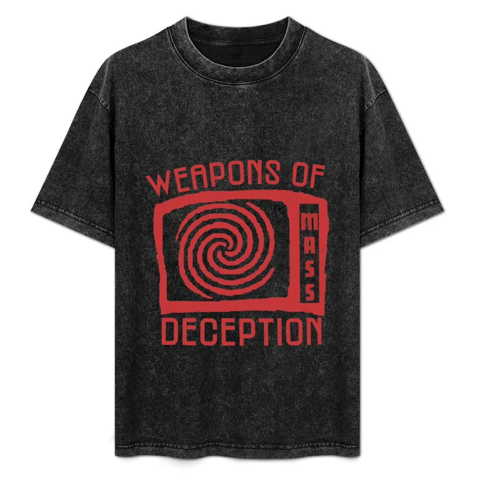WEAPONS OF MASS DECEPTION T-Shirt Large Size Breathable Tee