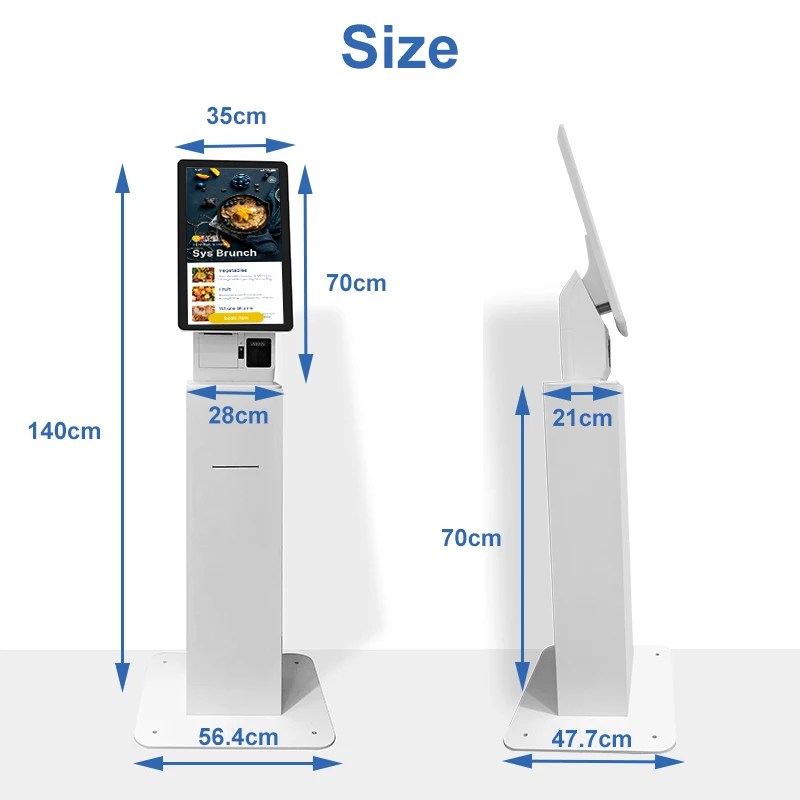 Kiosk with Query Function Service Equipment 21.5 Inch Interactive Self-Service Payment Vending Machine Touch Screen