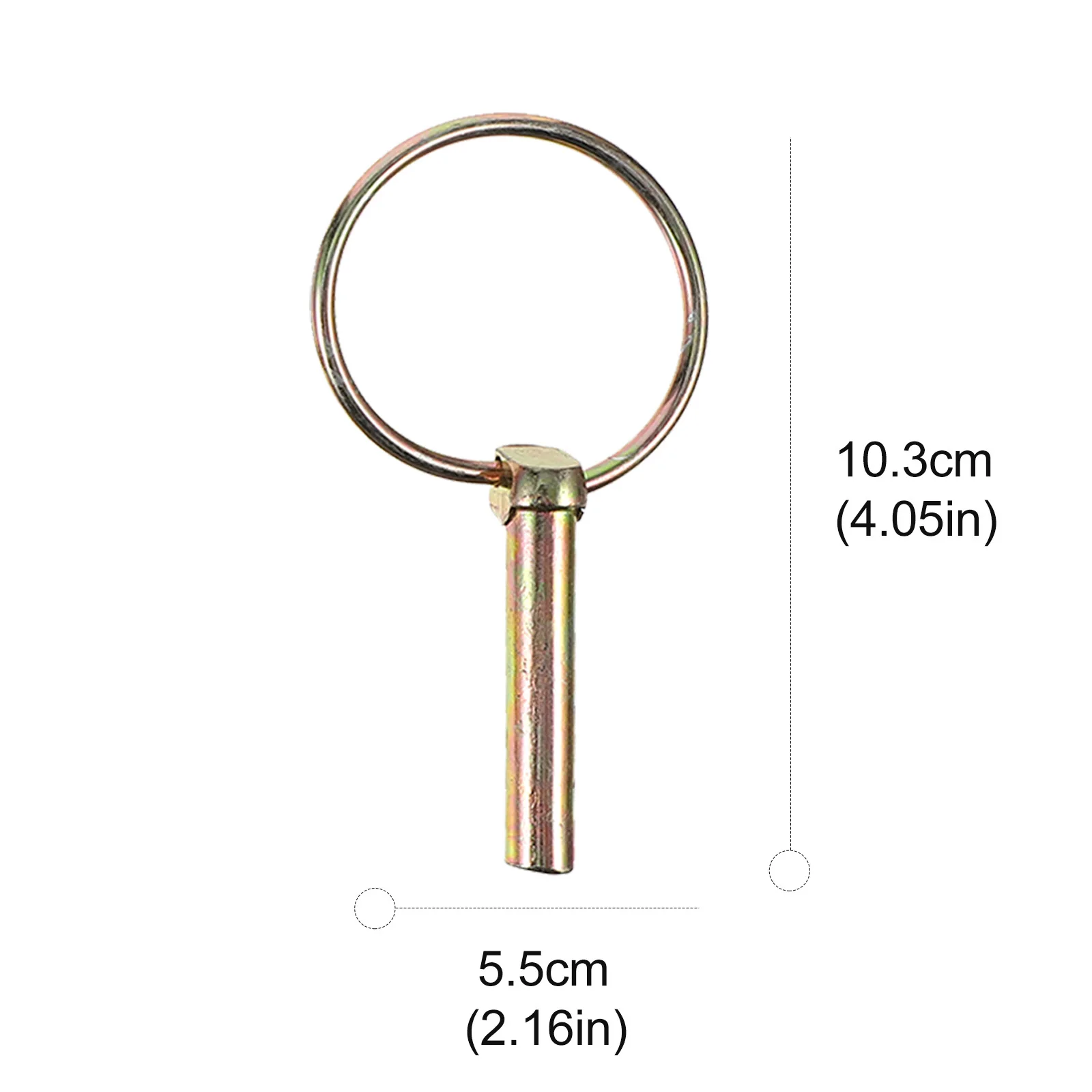 10 قطعة قفل أمان دبوس الزنك مطلي الكربون الصلب الثقيلة ل وصلة مقطورة جرارات زراعية جزازة الشاحنات الربيع تحميل رمح