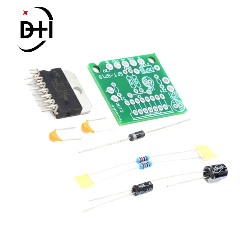 TDA7297 Amplifier Board spare parts DC12V grade 2.0 Dual Audio encoding 15W electronic DIY Kit