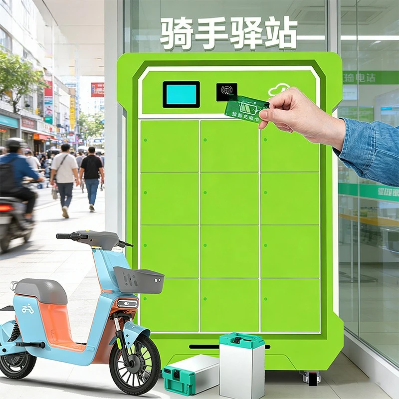 electric vehicle power changing cabinet, swipe card to scan the code lithium battery charging cabinet power changing cabinet
