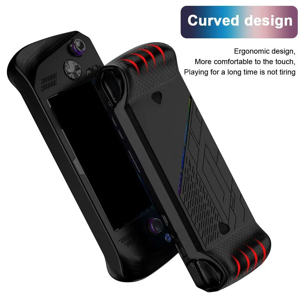 Suitable For ASUS Rogally X Handheld Phone Silicone Protective Case Oil Spray Full Protective Cover Accessories