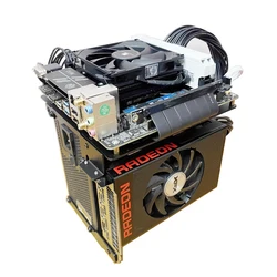 Mini ITX open chassis PC rack power base ITX metal simple creative DIY open rack
