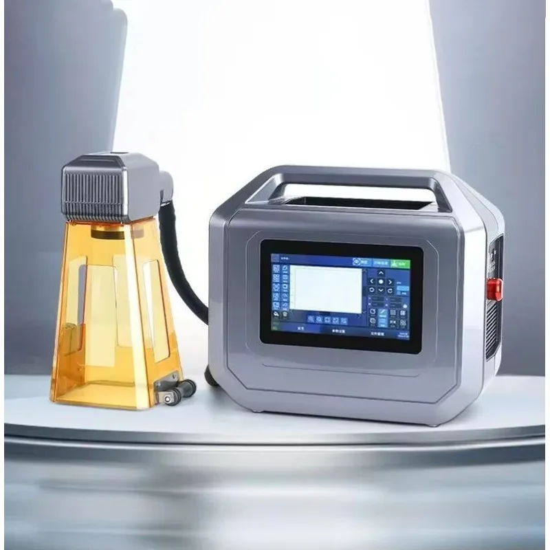 

Мини-портативный ручной волоконно-маркировочный станок мощностью 20 Вт для гравировки металла, пластика, дерева