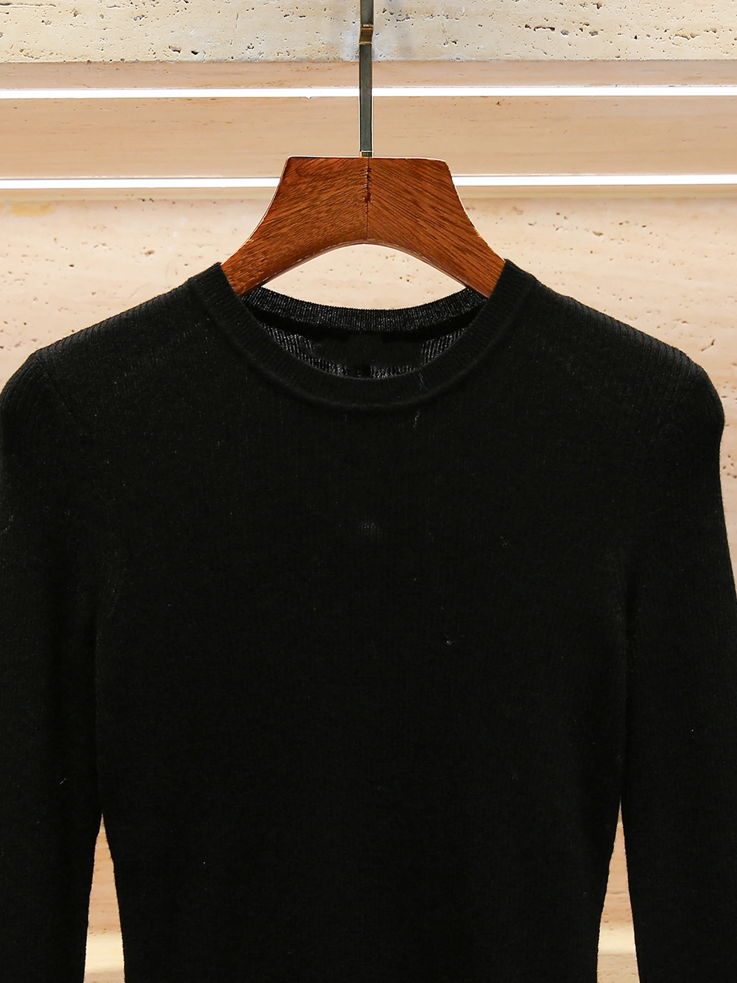 Slimming Effectiven Simple Sle Versatile Fit Knitted Top T-irt Women's Premium Faion Autumn New Arrival M Home South...