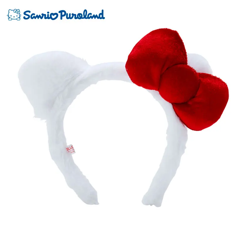 New Japan Sanrio Ears Headband Hair Band Hello Kitty Cinnamoroll Melody Kuromi Cartoon Kawaii Anime Plush Toy for Girl