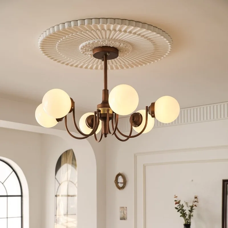 Medieval chandelier living room lamp high-end atmosphere, retro, lamps and lanterns