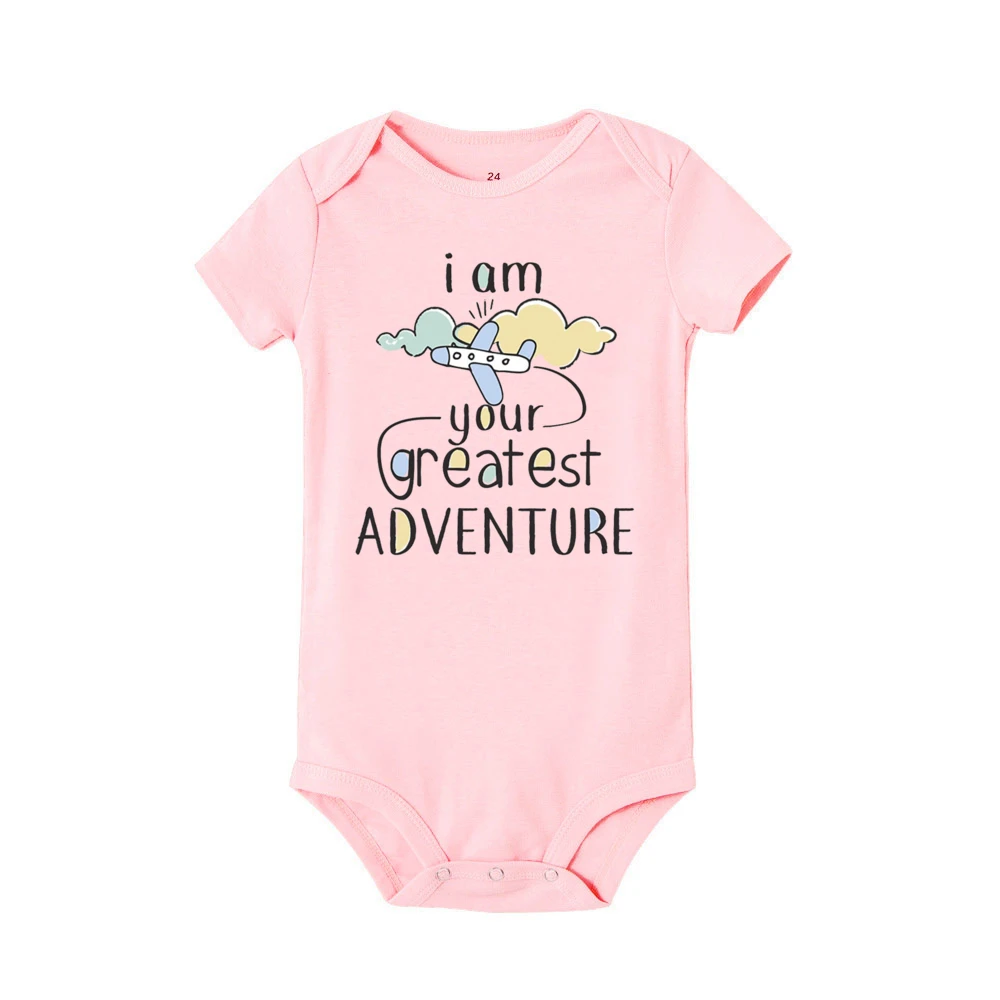 I Am Your Greatest Adventure – Pelele estampado bebé, mono manga corta - imagen 2