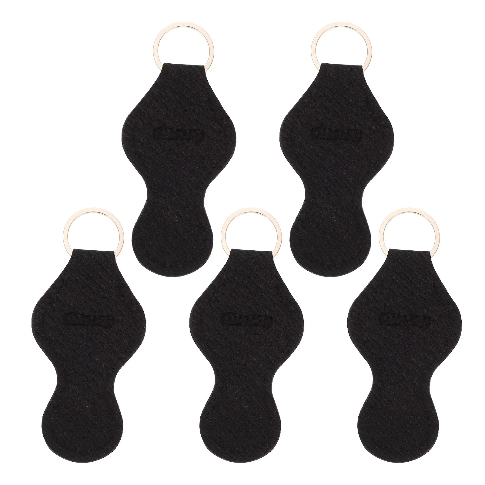 

5Pcs LipstickKeychainFobProtectorGlossHoldersCuteAccessoriesNeopreneMaterialDurablePortableDailyUseTravelOutdoor