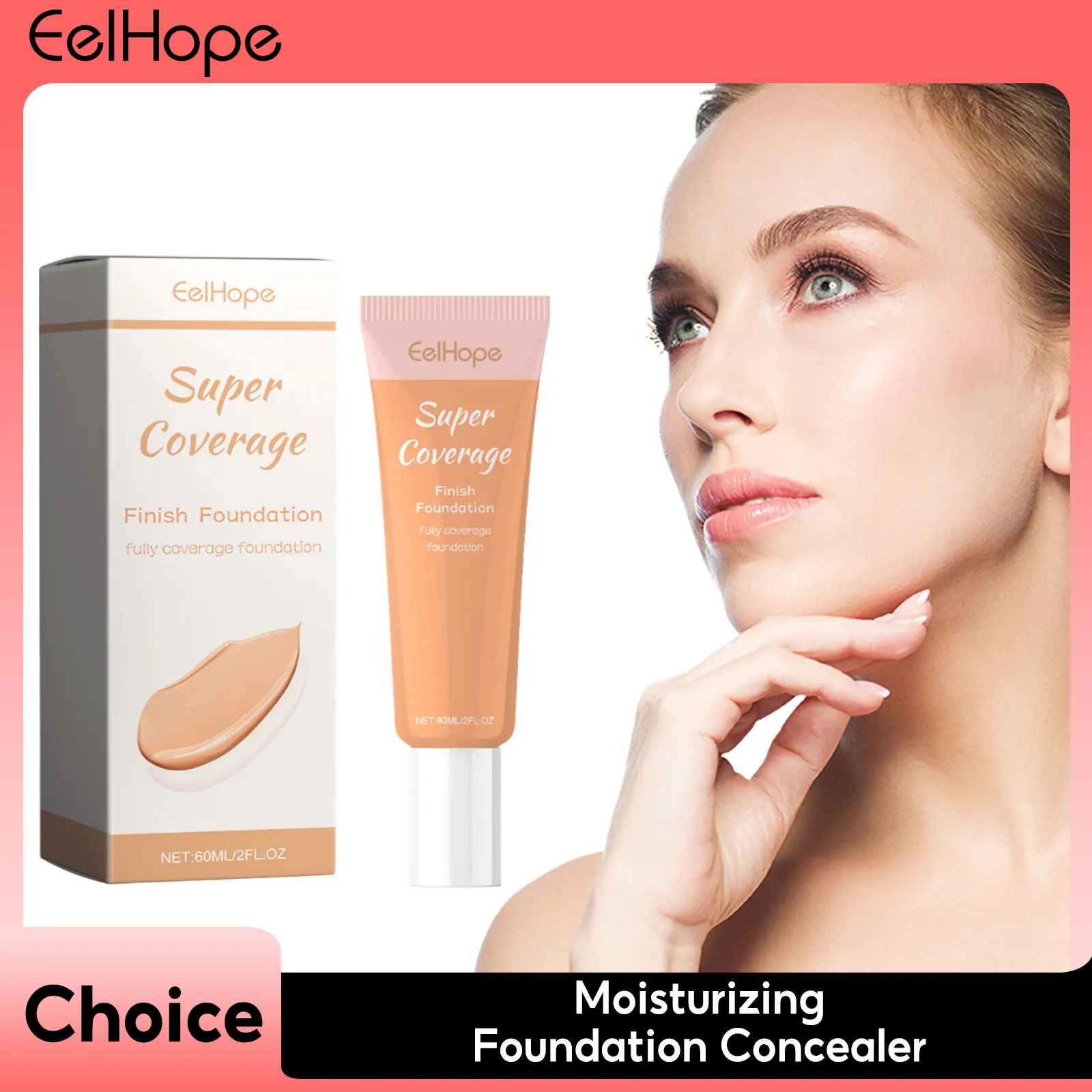 

Moisturizing Liquid Foundation Long-last Deep Nourishing Oil Control Full Coverage Concealer BB Cream Matte Base Cosmetics Care