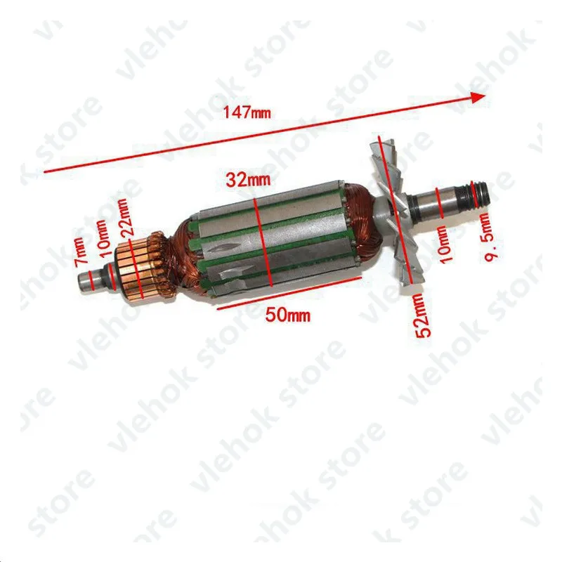 AC220-240V Armature Rotor Stator Field Replace for  MT190 1923B N1923B 1902 1901 N1900B Portable Planer Motor power tool