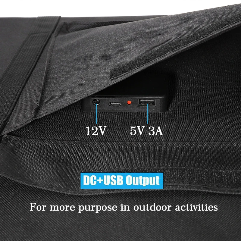 400W Solar Panel Foldable Solar Cell Solar Folding Bag Power Bank for Phone Outdoor Camping Hiking Boat RV Car Energy Storage