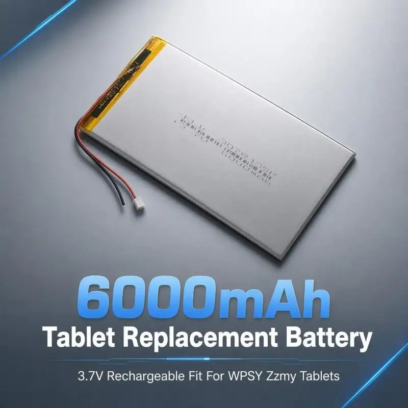 3078135 3.7V 6000mAh Rechargeable Replacement Battery Fit WPSY Zzmy Tablet Battery