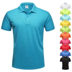 Summer Dry Fit Golf Polo T Shirt Men Breathable Dryfit Collar T-shirt Quick Dry Golf Shirts For Men Camisetas Polos Para Hombres